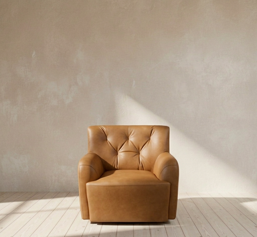 Sullivan Swivel Chair Tan