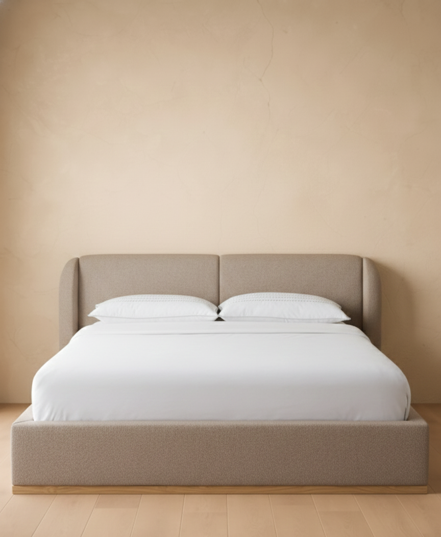Martynia Boucle King Bed