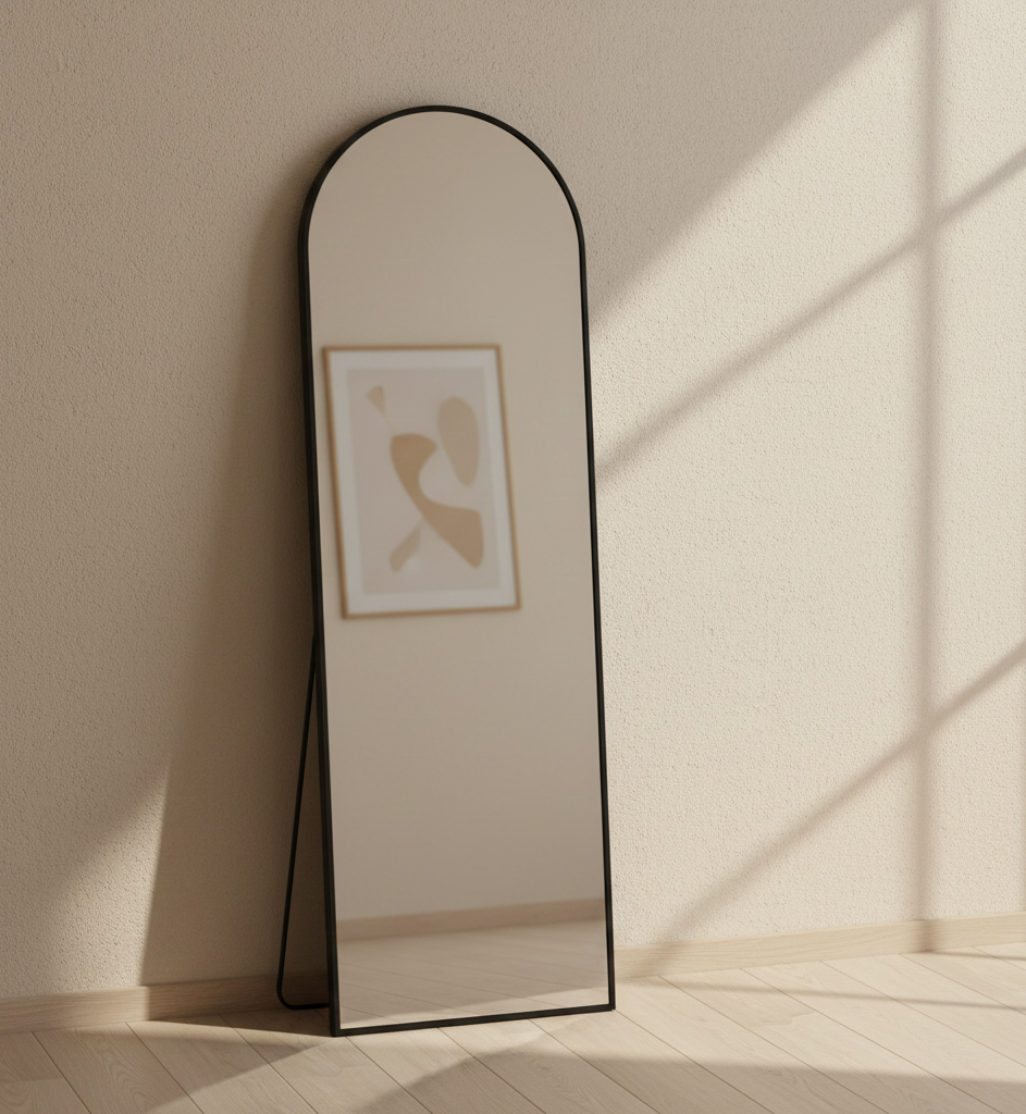 Arched Slim Full Length Mirror