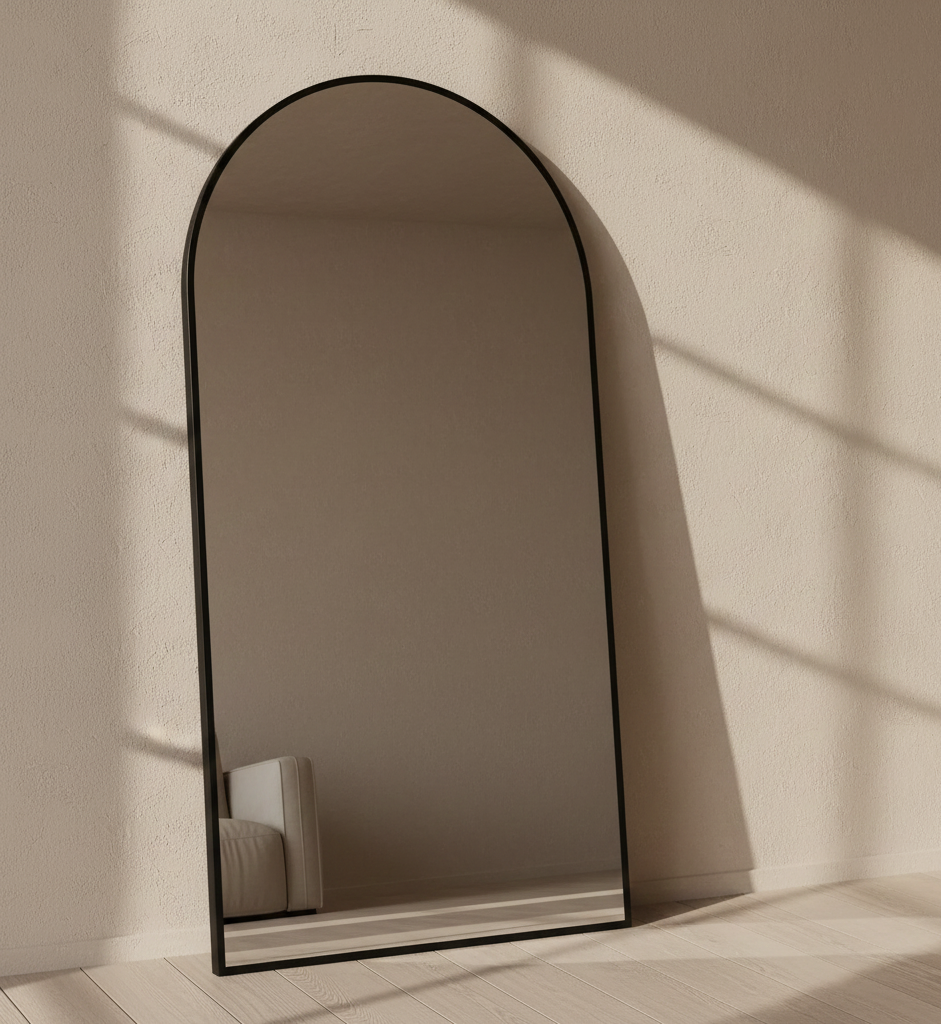 Oversized Arch Floor Mirror