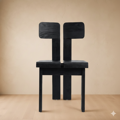 The Sama Sama Dining Chair - Black