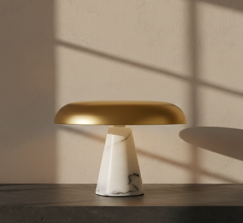 VAUGHAN BRASS METAL TABLE LAMP