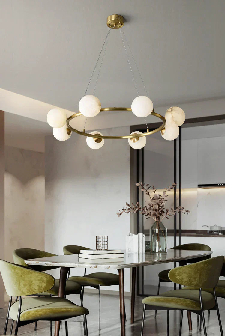 Helix Alabaster Chandelier