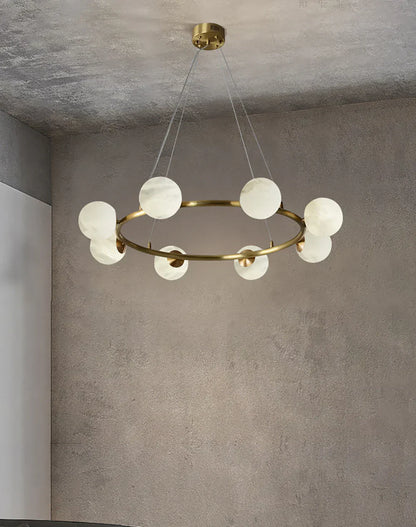 Helix Alabaster Chandelier