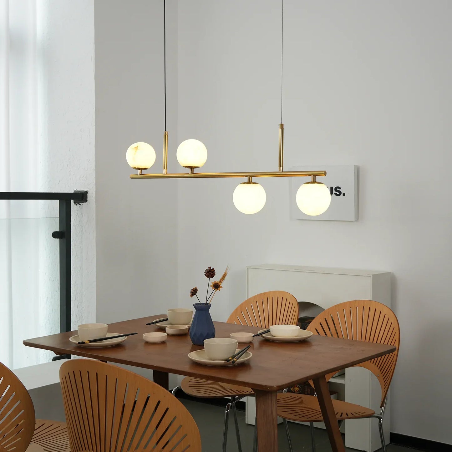 Helix Alabaster Chandelier