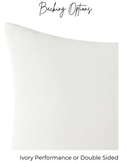Yukka Woven Pillow Cover in Atlantic Blue, Walter G Textiles