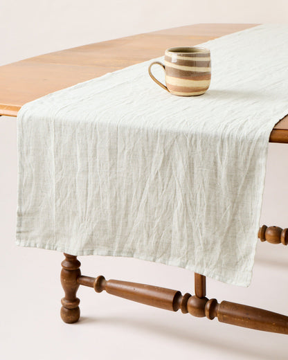 Washed Linen Table Runner