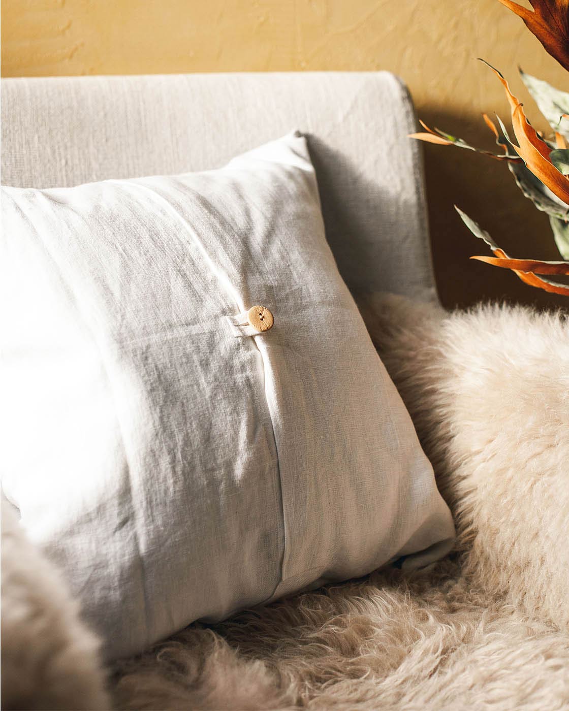 Washed Linen Pillow
