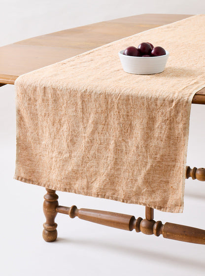 Washed Linen Table Runner