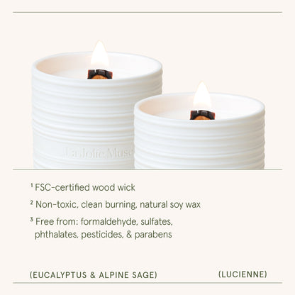 Lucienne - Eucalyptus & Alpine Sage Candle
