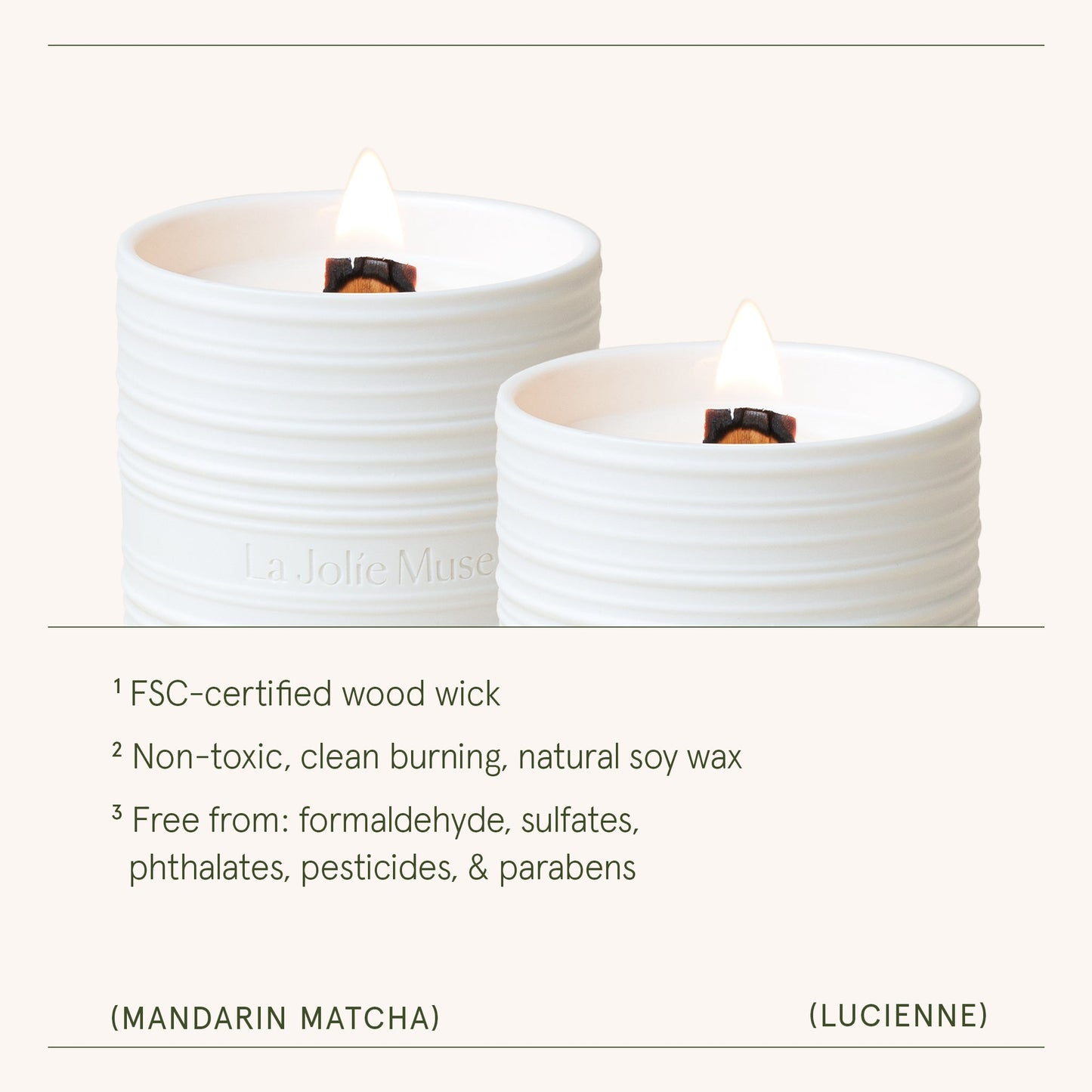 Lucienne - Mandarin Matcha Candle