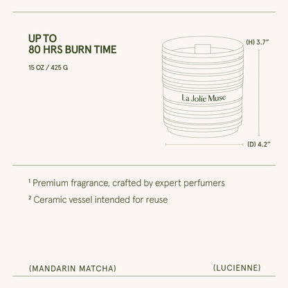 Lucienne - Mandarin Matcha Candle