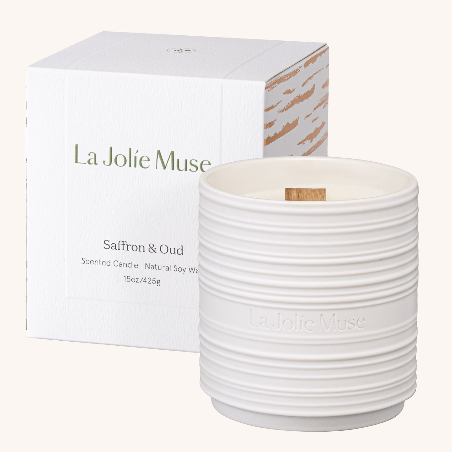 Lucienne - Saffron & Oud Candle