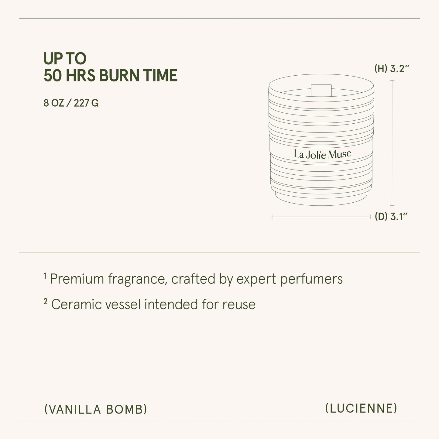 Lucienne - Vanilla Bomb Candle