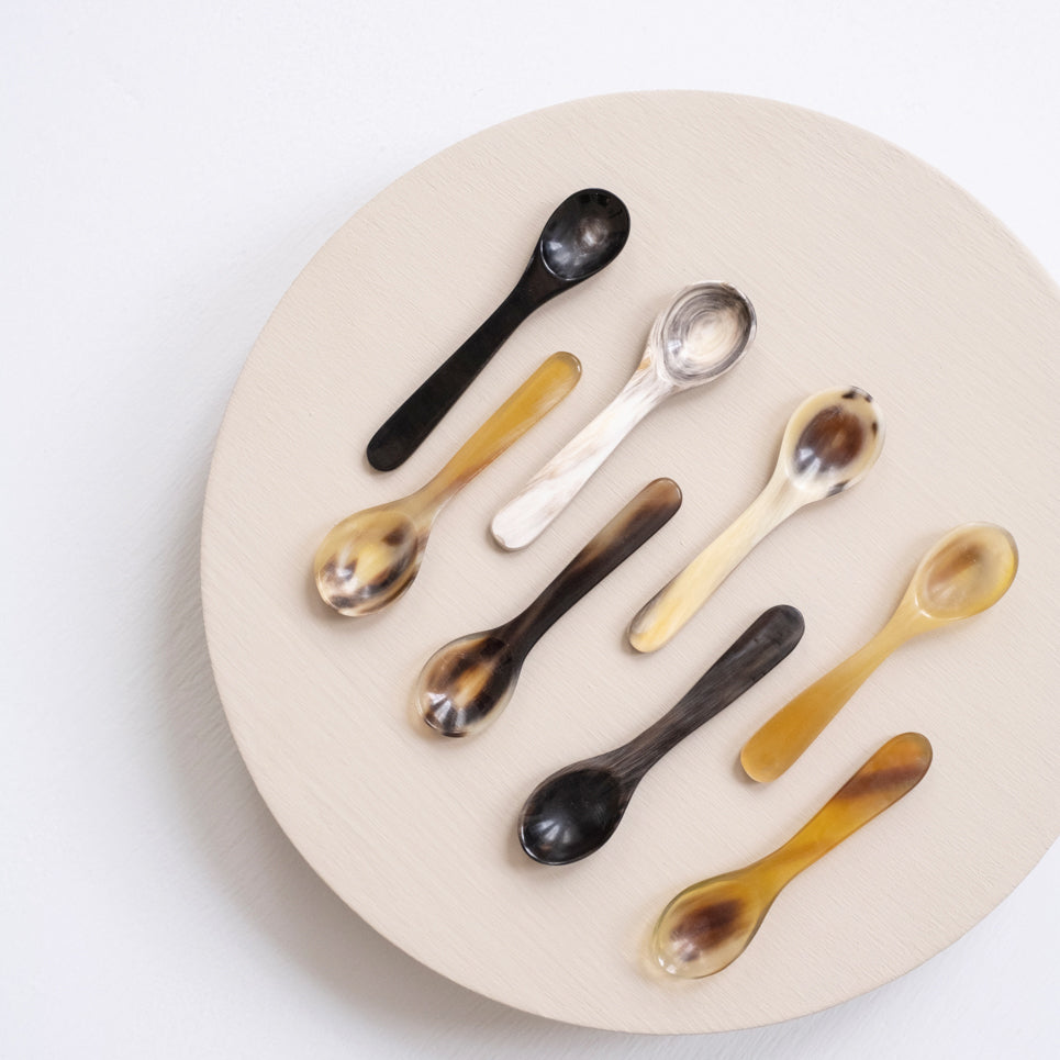 Horn Salt + Herb Spoon