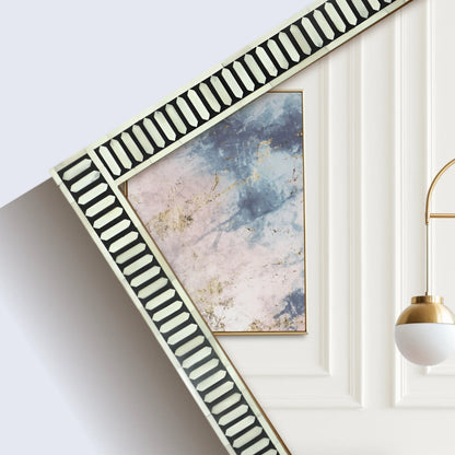 Make To Order Handmade Bone & Resin Inlay Wall Hanging Mirror Frame – 40x30