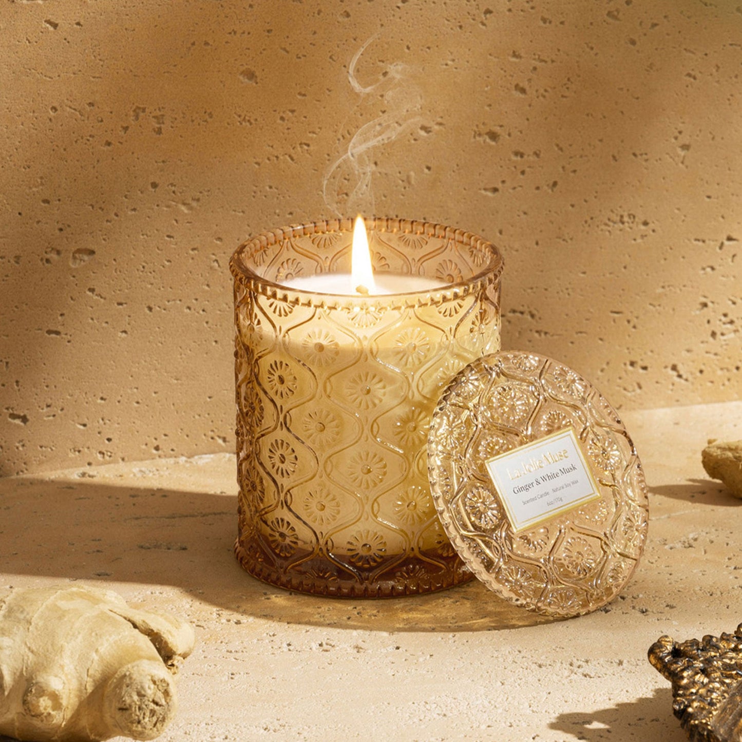 Maelyn - Ginger & White Musk 6oz Candle