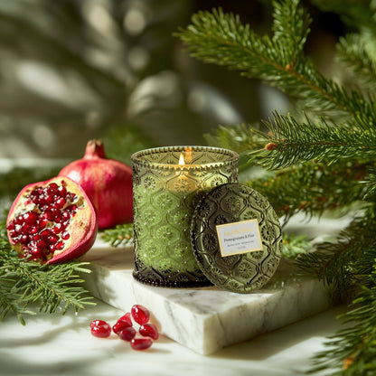 Maelyn - Pomegranate & Pine 6oz Candle