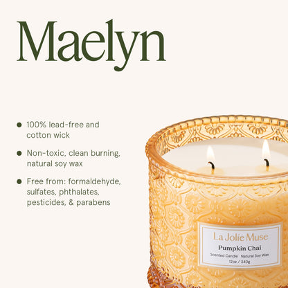Maelyn - Pumpkin Chai 12oz Candle