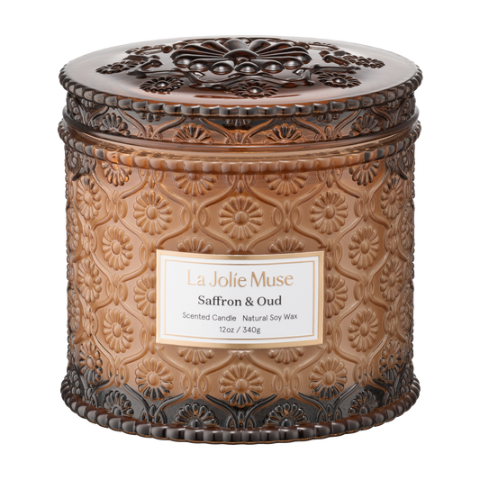 Maelyn - Saffron & Oud 12oz Candle