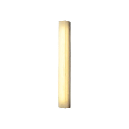 Modern Alabaster Rectangle Wall Sconce