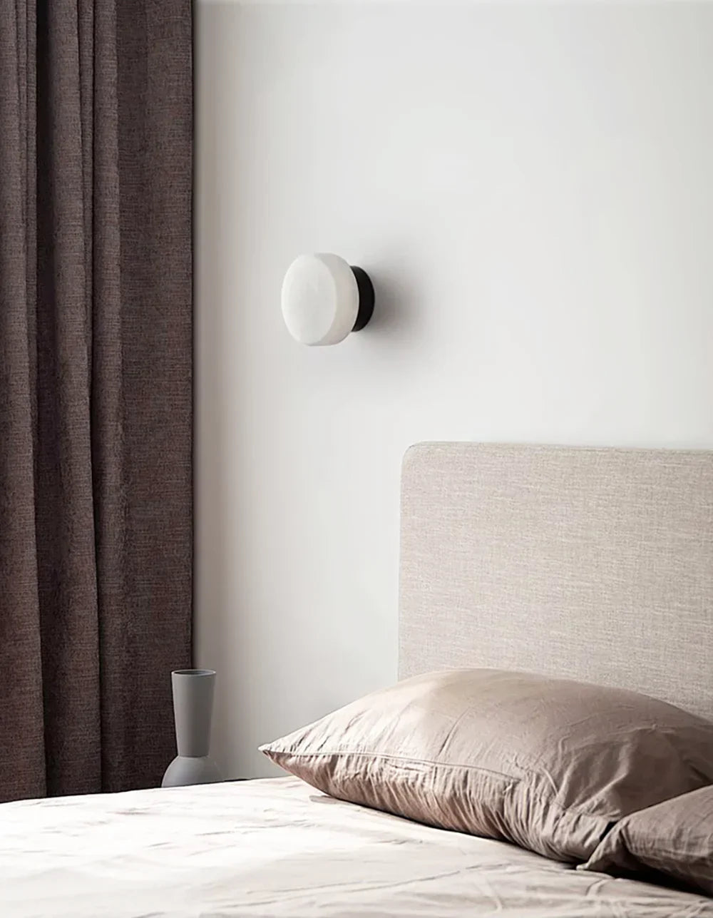 Domino A Cylindrical Alabaster Wall Light