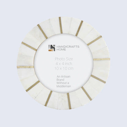 Round Baby Picture Frames Palace Soul Bone Inlay Collection