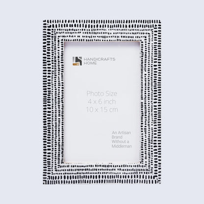Picture Frames Rhythm Particles Pattern Resin Inlay Collection in 3 Sizes
