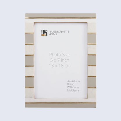 Picture Frames Contour Darado Resin Inlay Collection in 3 Sizes