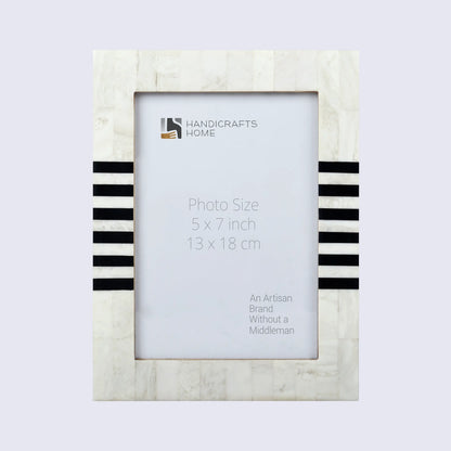 Picture Frames Contour Lado Pattern Resin Inlay Collection in 3 Sizes