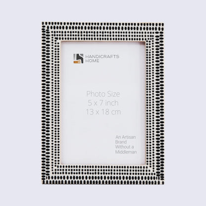 Picture Frames Rhythm Particles Pattern Resin Inlay Collection in 3 Sizes