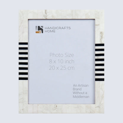 Picture Frames Contour Lado Pattern Resin Inlay Collection in 3 Sizes