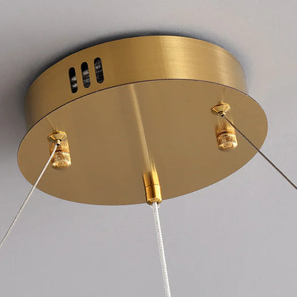 Pearl Alabaster Necklace Round Chandelier