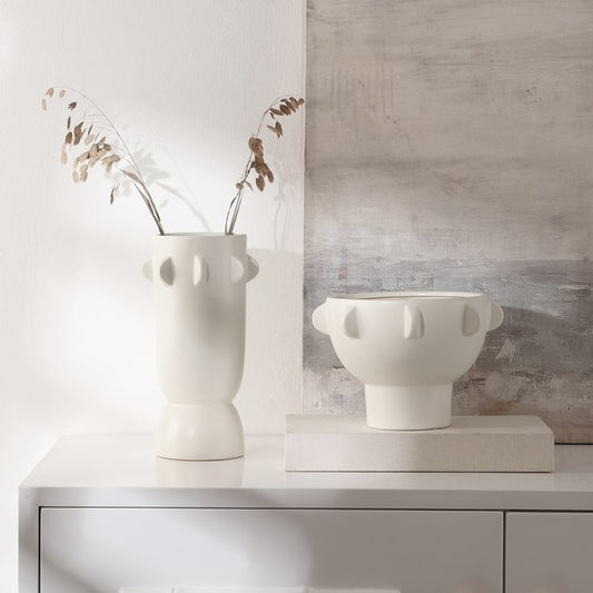 Amias Ceramic Tab Vase Set 2