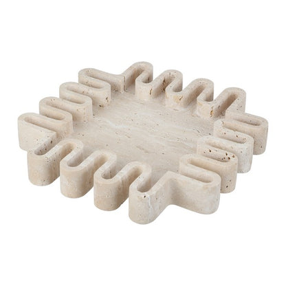 Mia Travertine Large Tray