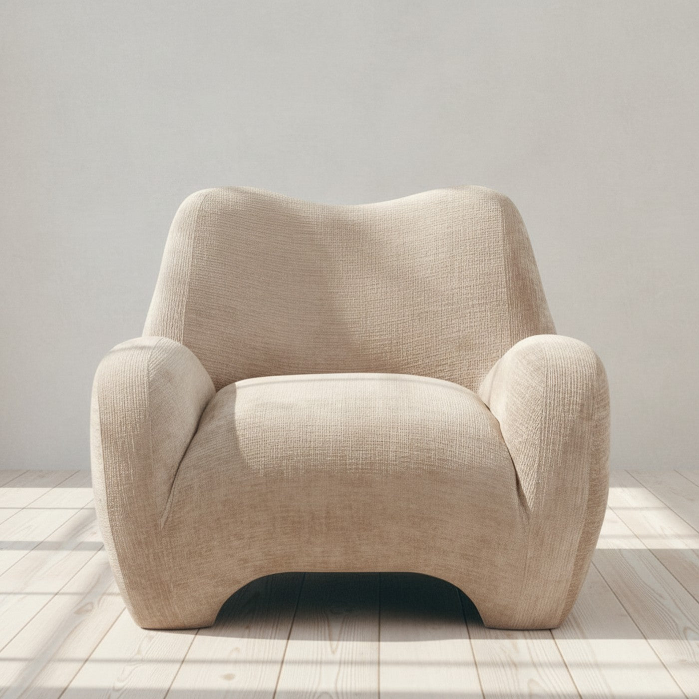 Colette Light Brown Accent Chair