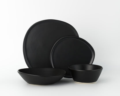 4 Piece Ripple Dinner Setting