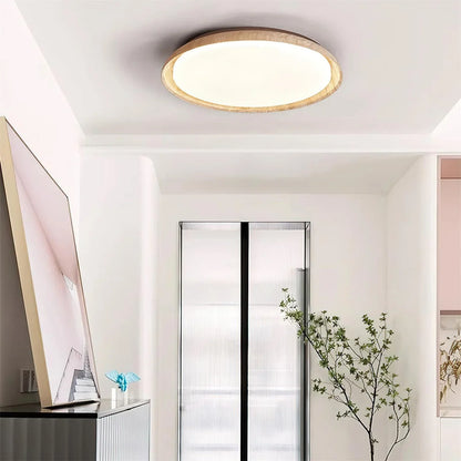 Round Kuzco Travertine Ceiling Light