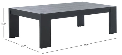 Nikole Rectangle Wood Coffee Table
