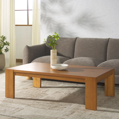 Nikole Rectangle Wood Coffee Table