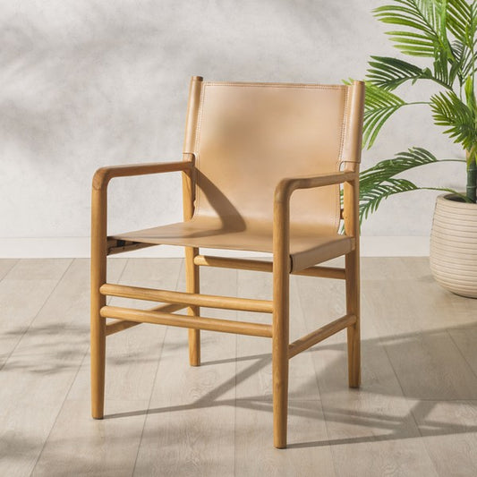 Cassaphina Leather Arm Chair