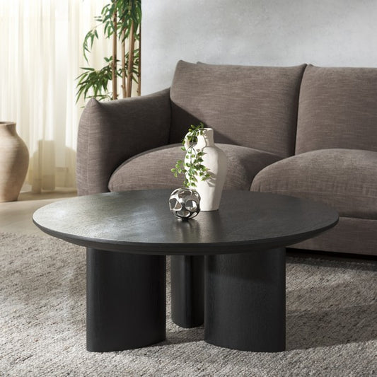 Barnard Round Wood Coffee Table