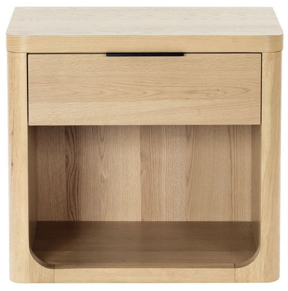 Raylie 1 Drawer Wood Nightstand