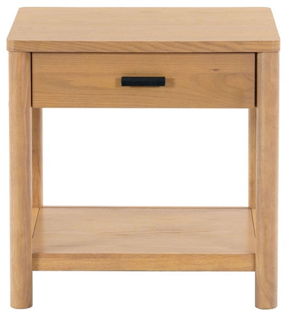 Jaylessa Wood 1 Drawer End Table