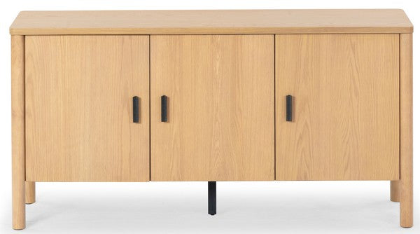 Jaylessa Wood 3 Door Sideboard