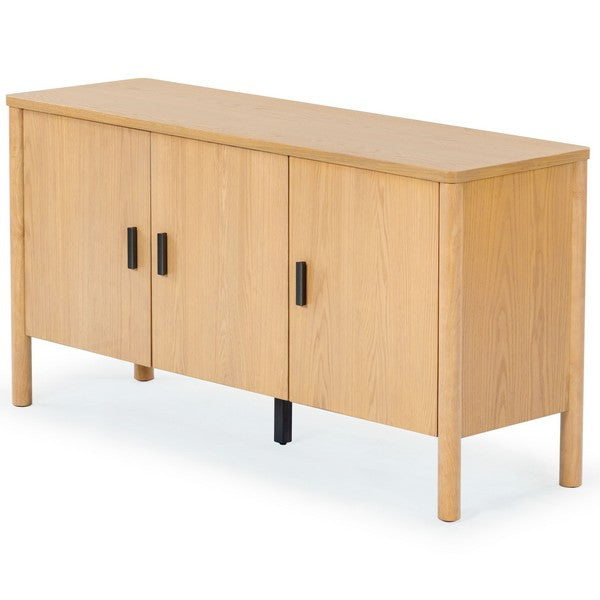Jaylessa Wood 3 Door Sideboard
