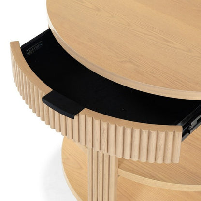 Shelbie Reeded Console Table
