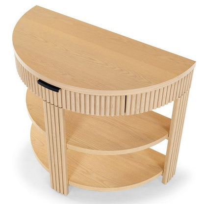 Shelbie Reeded Console Table