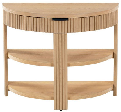 Shelbie Reeded Console Table