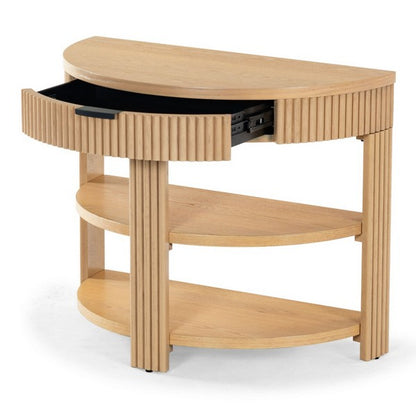 Shelbie Reeded Console Table